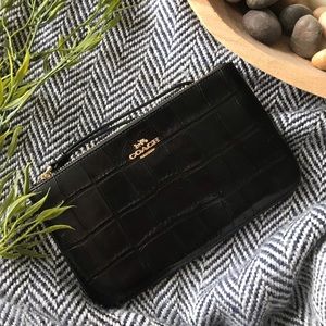 Coach large wristlet